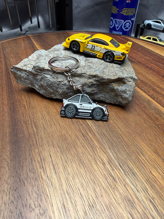 Gemini said Initial D "Fujiwara Tofu Shop"AE86 Enamel Keychain Series