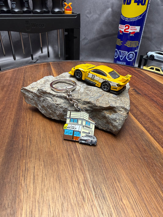 Gemini said Fujiwara Tofu Shop "Initial D" Tribute Keychain