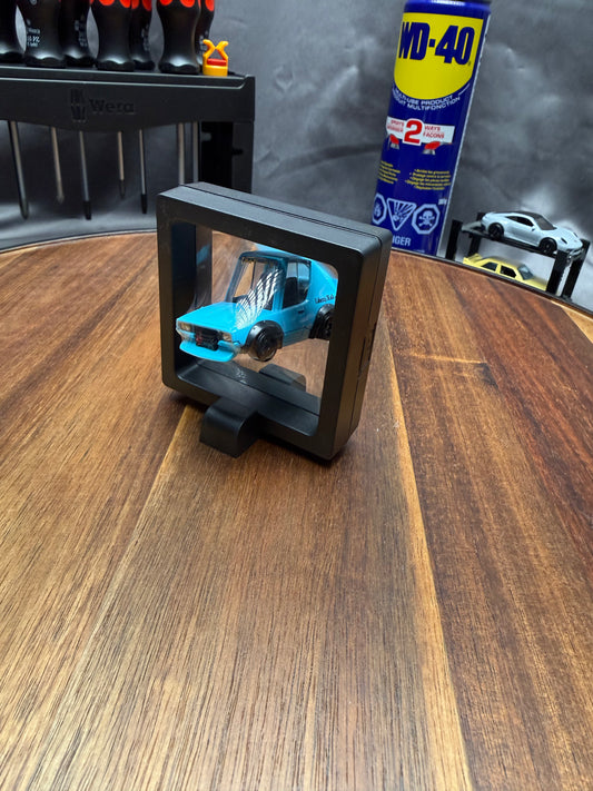 Floating Display for 1/64 Scale Diecast (Hot Wheels & Matchbox) 70x70mm